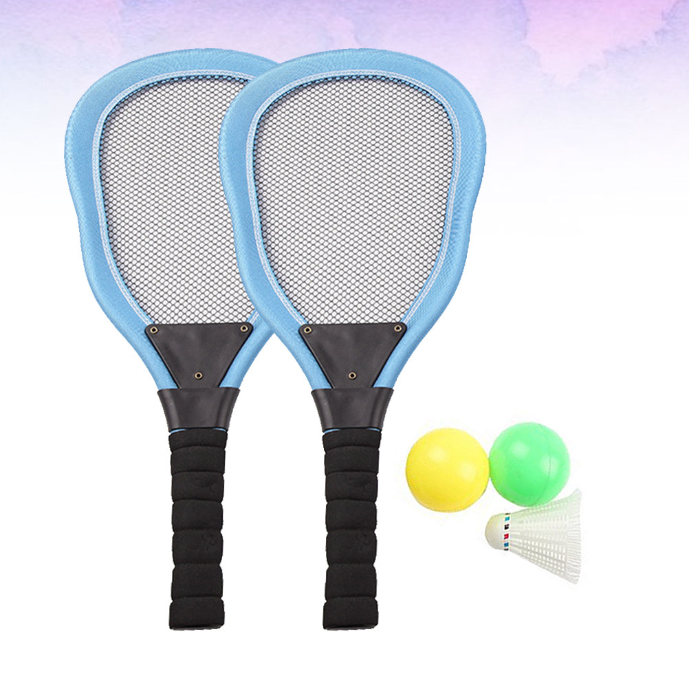 Badminton Outdoor - Set Raket Pantai Kain 5 Buah,