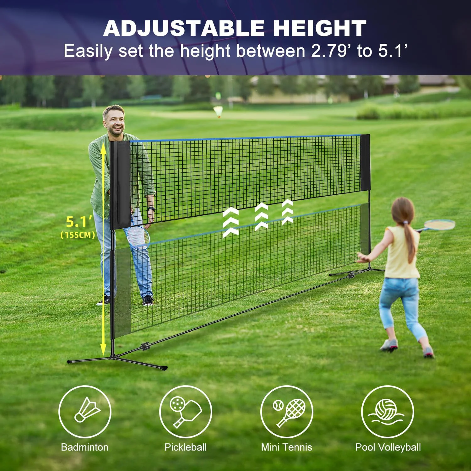 Jaring Olahraga Multifungsi Ba - Badminton Outdoor ulasan dan harga