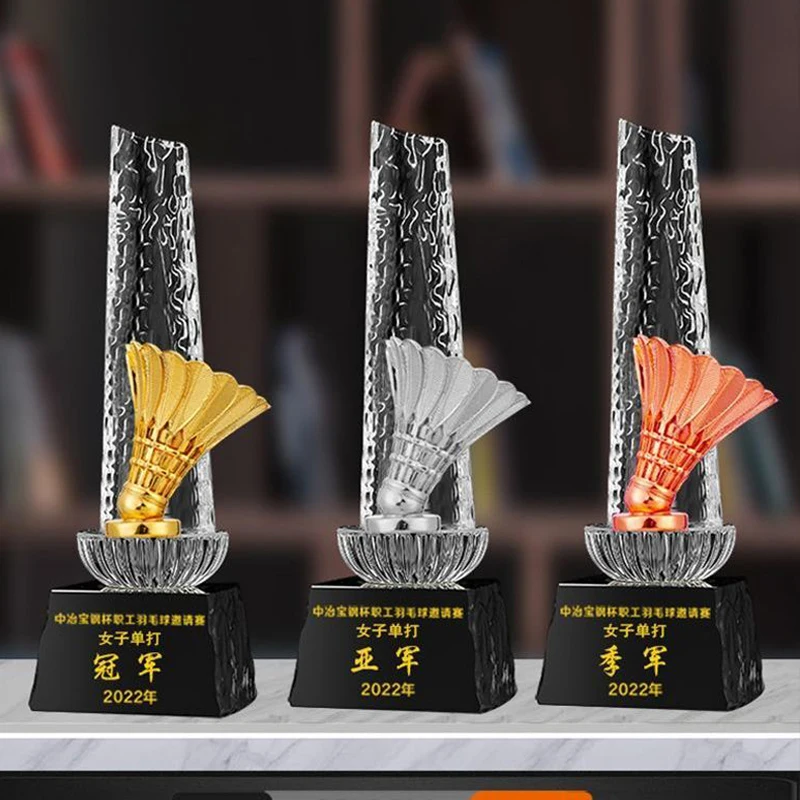 Trofi Bulu Tangkis Logam & Res - Badminton Europe ulasan dan harga