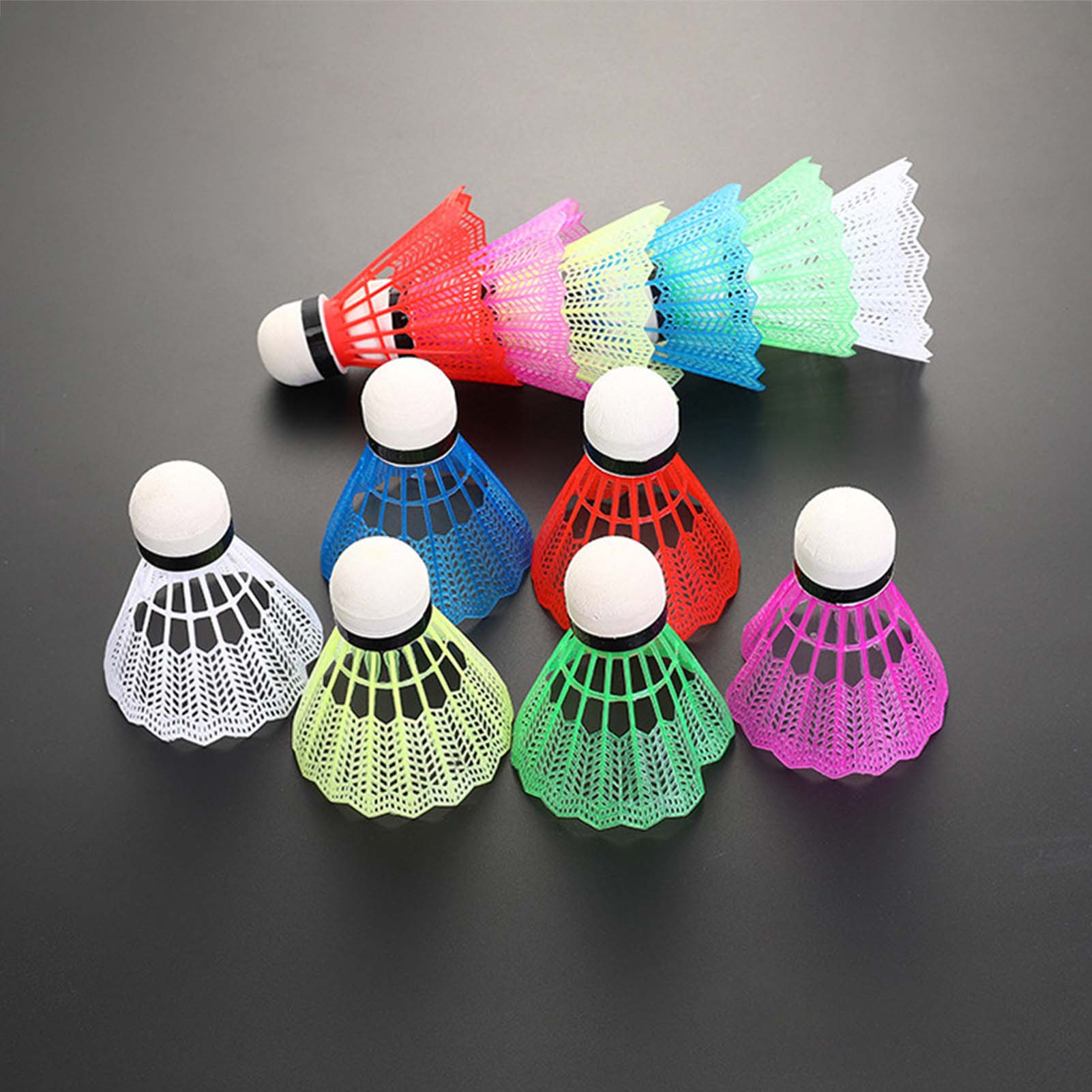 12 Buah Kok Bulu Tangkis Plast - Badminton Fun Game ulasan dan harga