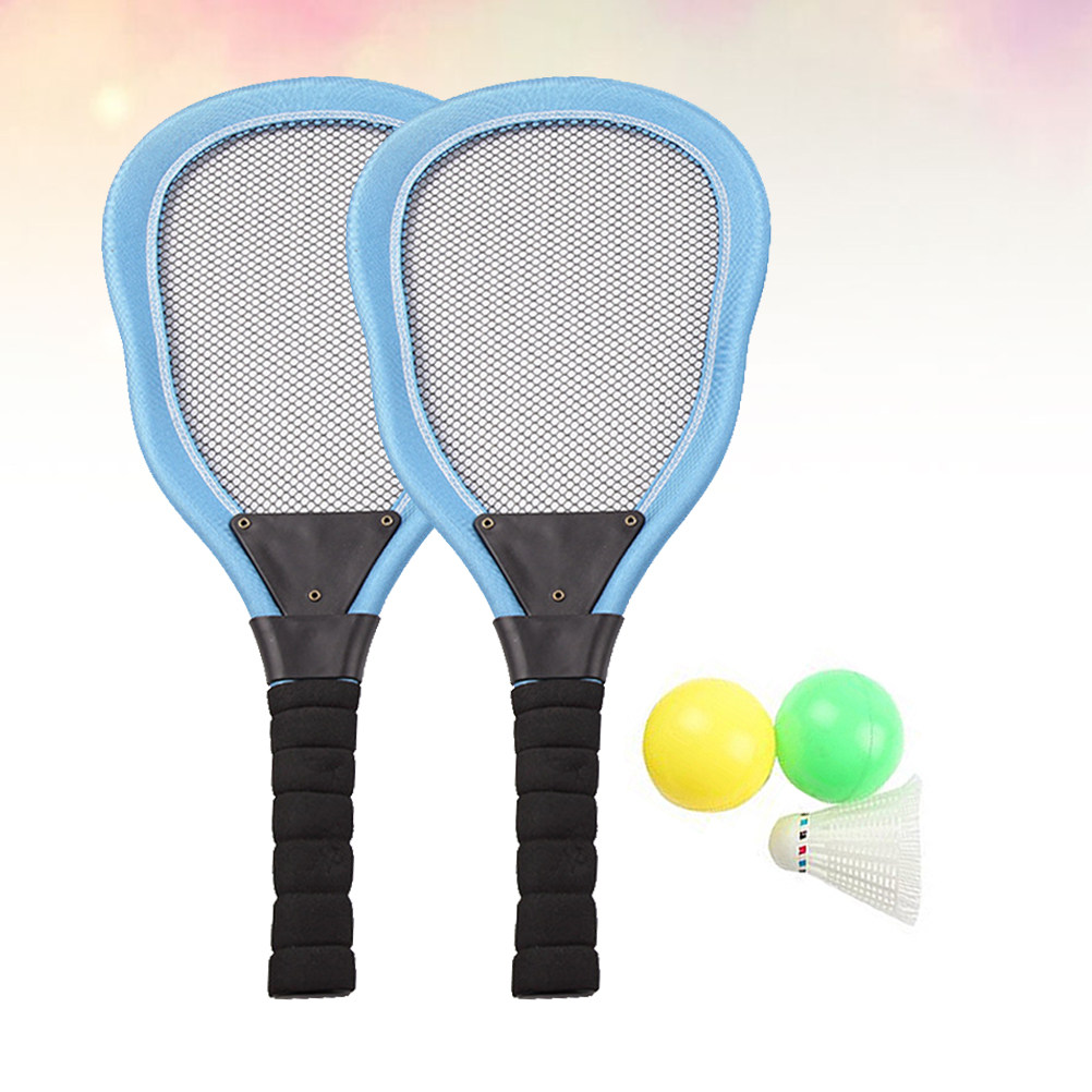 Set Raket Pantai Kain 5 Buah,  - Badminton Outdoor ulasan dan harga