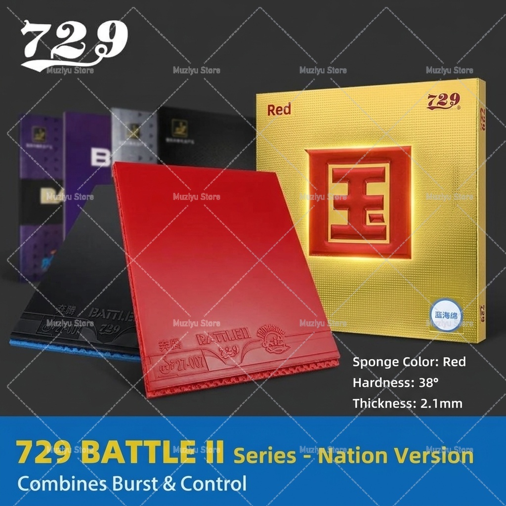 729 BATTLE 2 NATIONAL Blue Spo - Badminton Europe ulasan dan harga