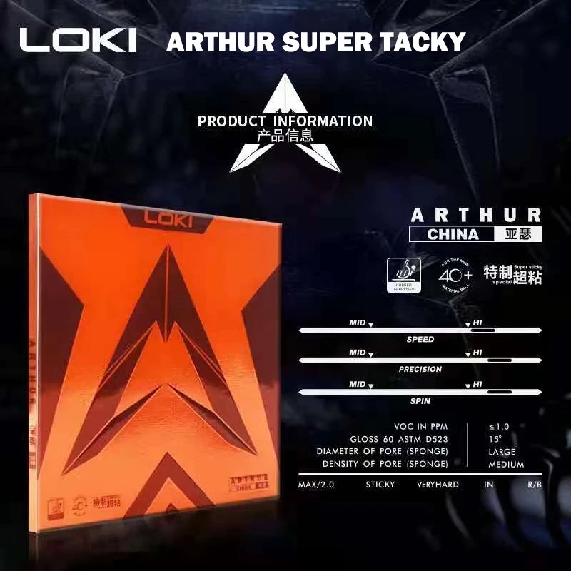 LOKI ARTHUR karet tenis meja E - Badminton Europe ulasan dan harga